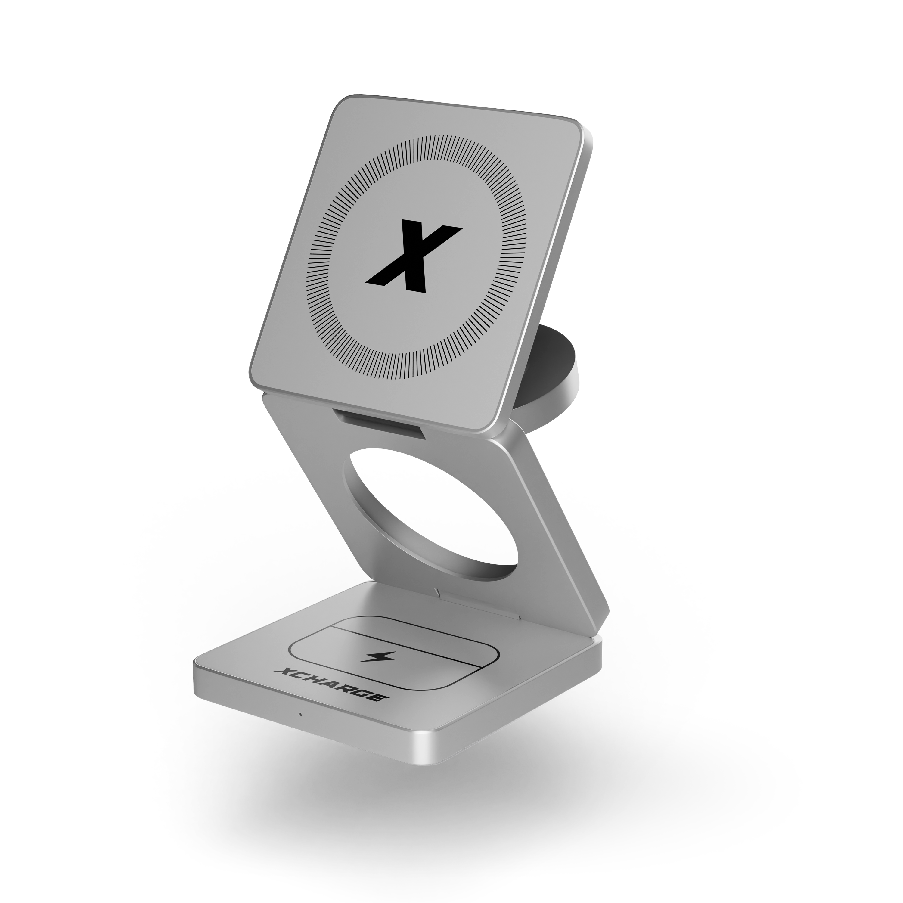 XCHARGE T15™ - Foldbar 3-i-1 Trådløs Oplader