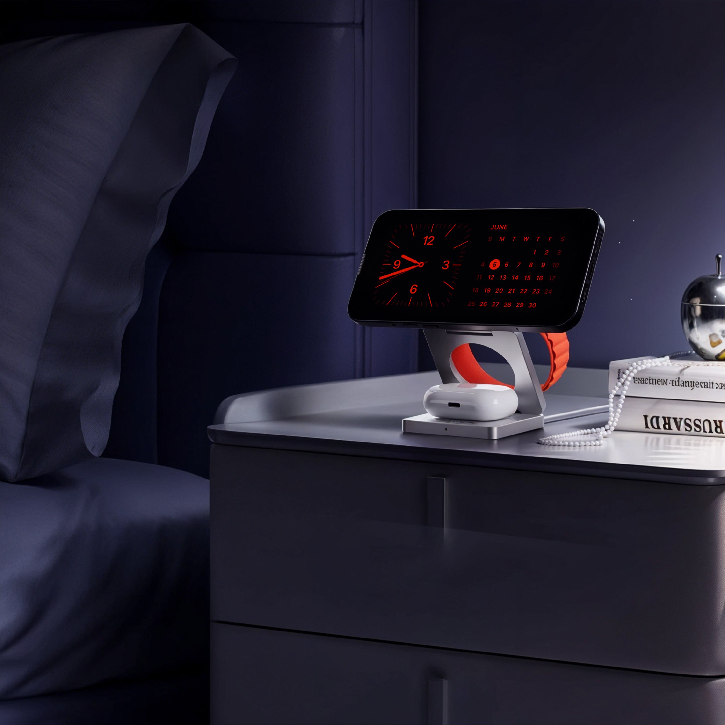 XCHARGE T15™ - Foldbar 3-i-1 Trådløs Oplader
