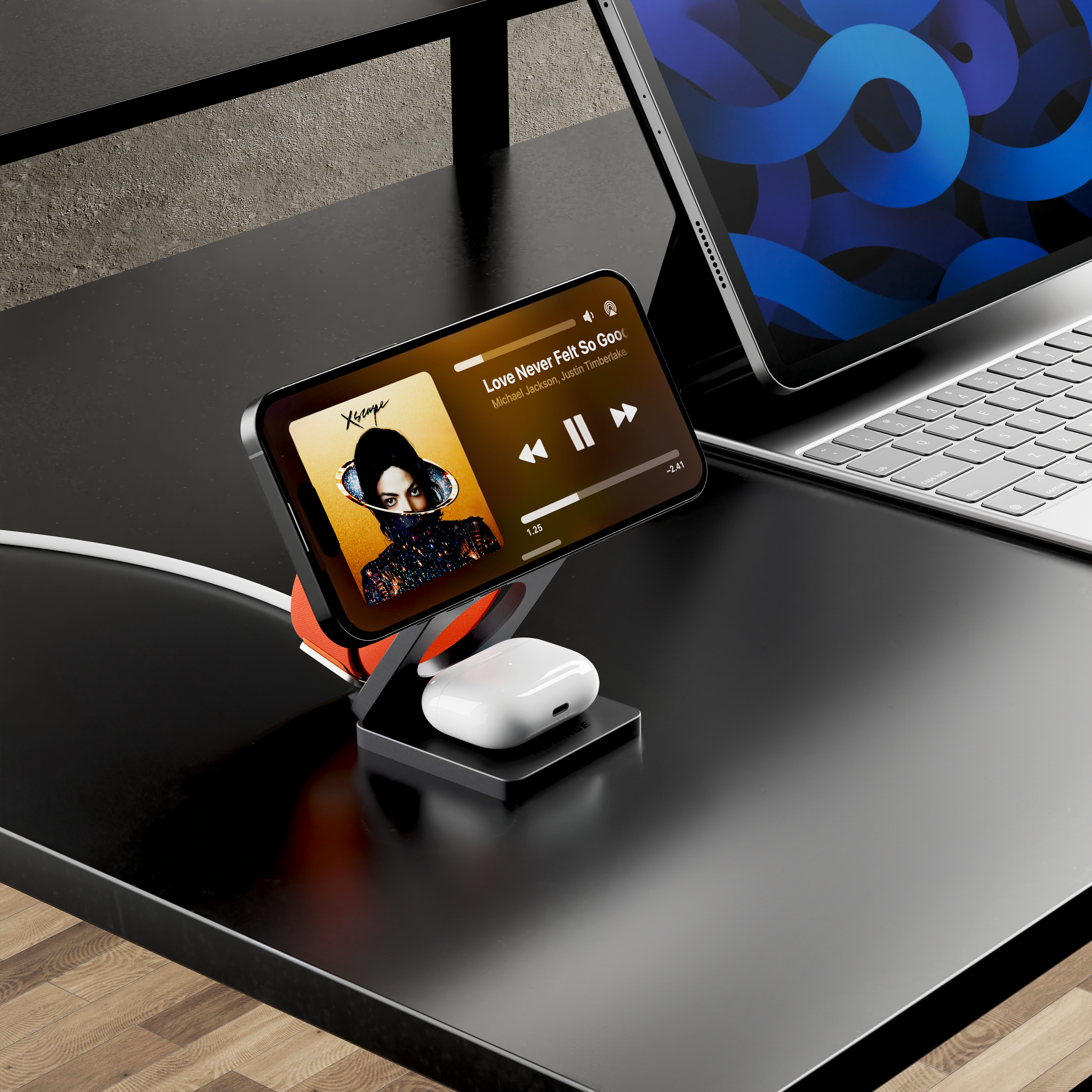 XCHARGE T15™ - Foldbar 3-i-1 Trådløs Oplader